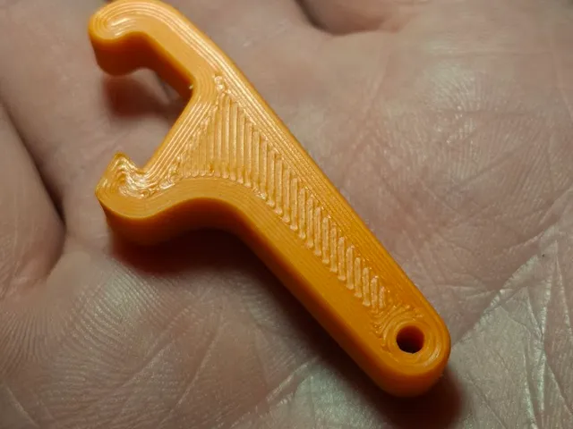 Beer opener small and compact for keychain