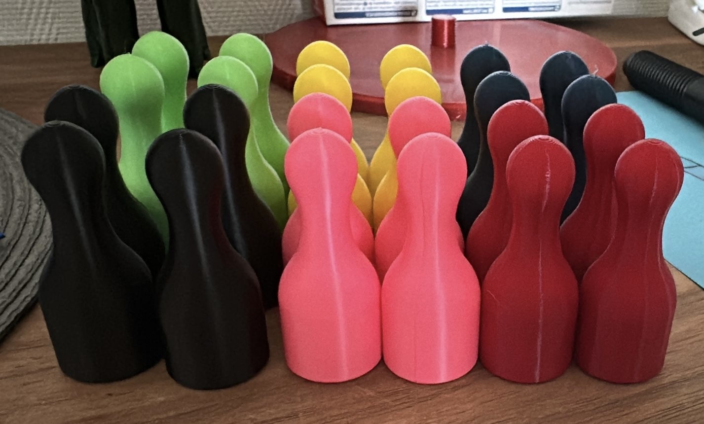 XL Mensch ärger dich nicht Spielstein / XL Ludo game piece