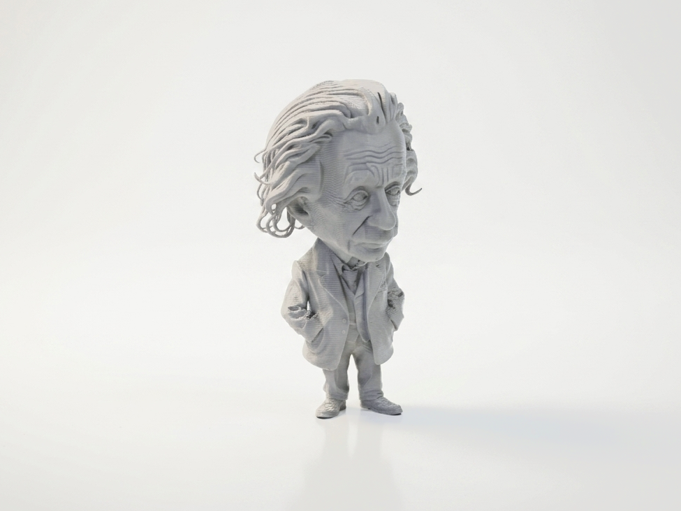 Einstein Chibi Figurine Historical Figure 3D Printable