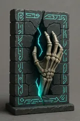 Portal of the Undead – Skeletal Hand Wall Sculpture