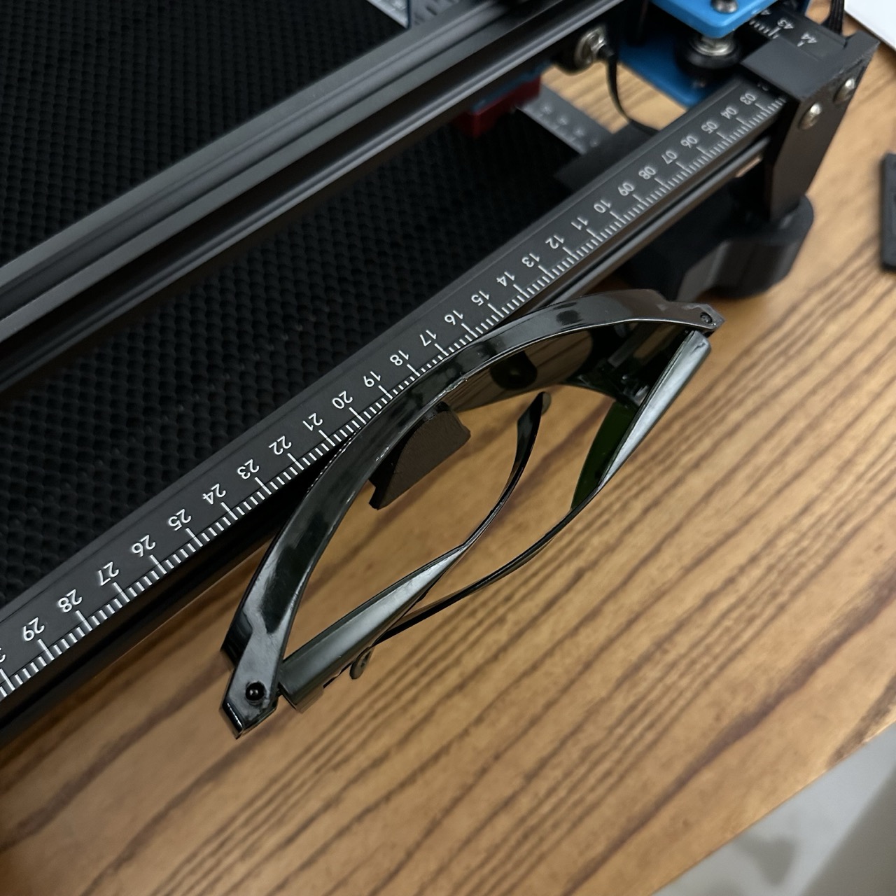 T-nut Goggle Holder for Laser Cutter