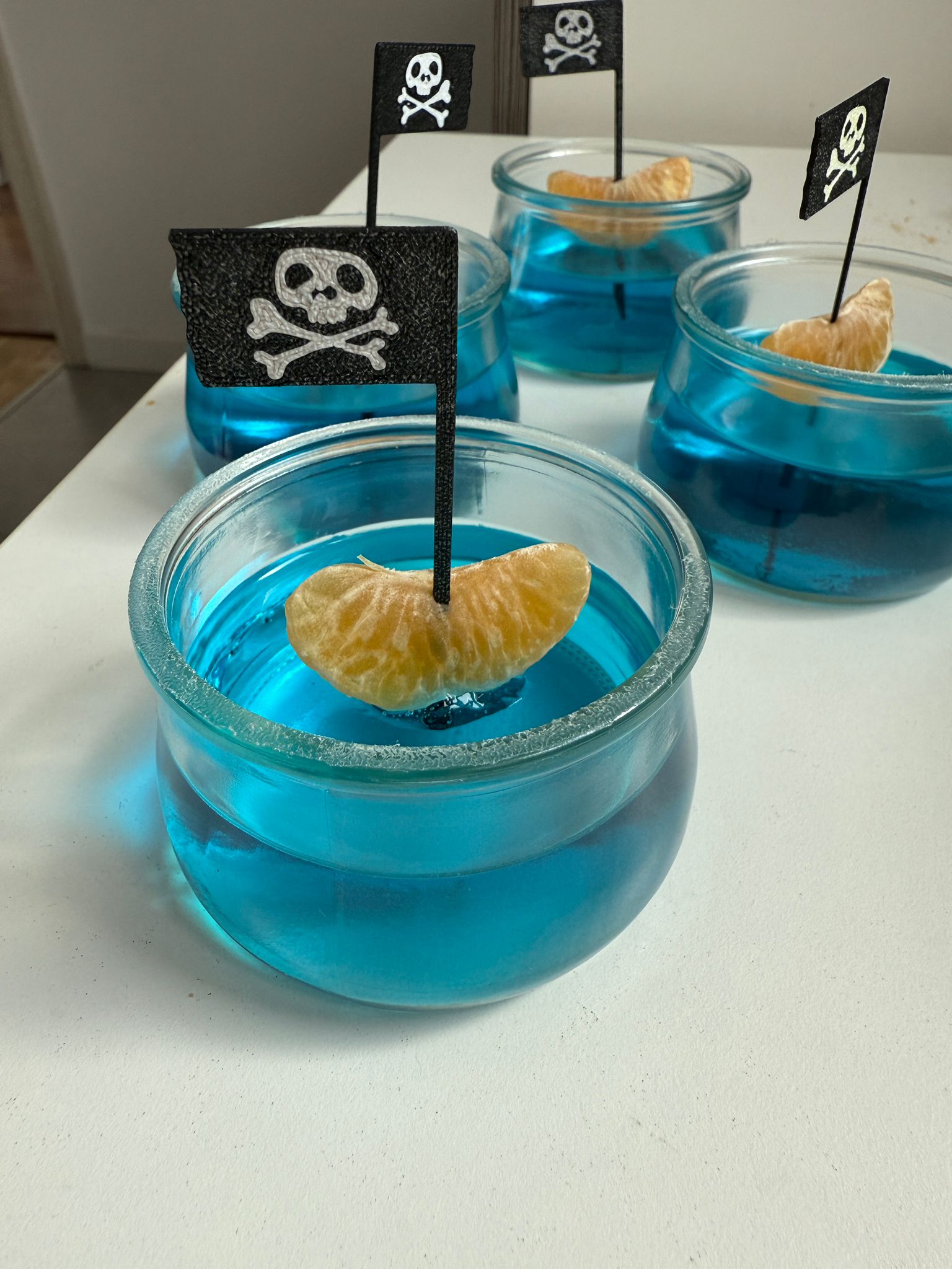 Sandwich Drink Pirate Flag Party Decoration