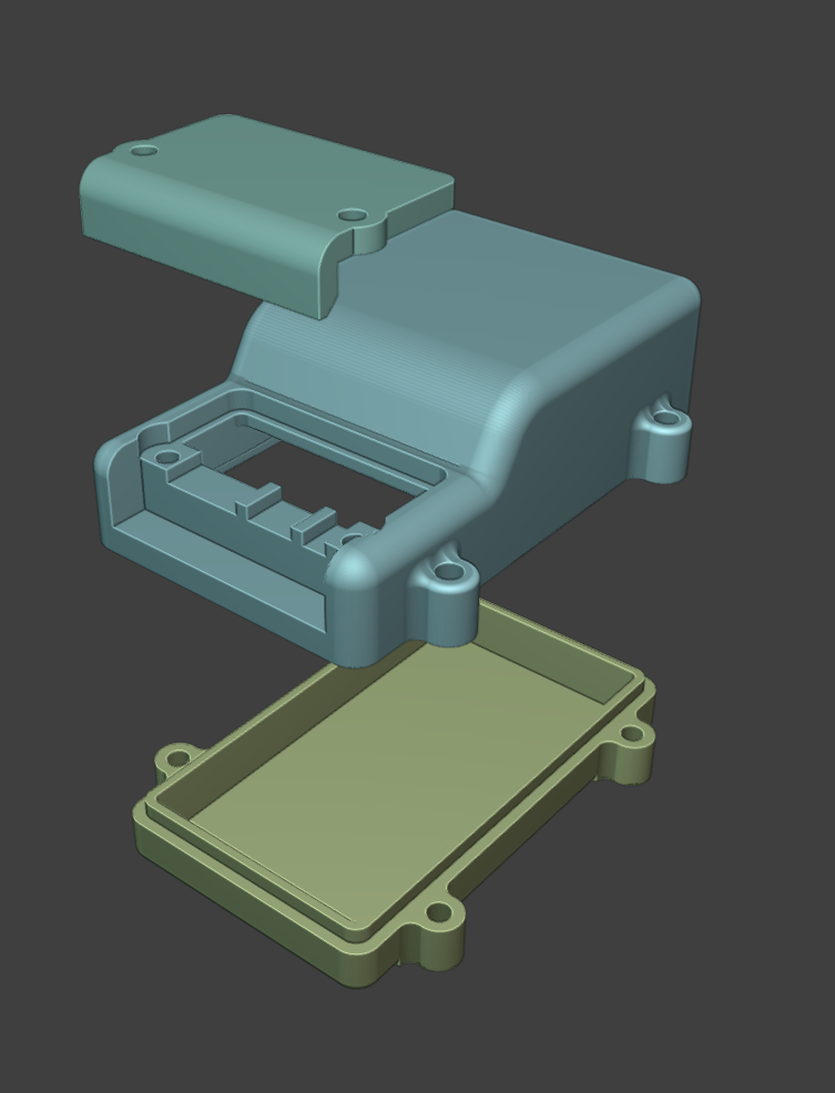 Waterproof Receiver Box for FlySky FGR4v2 suitable for 3DSETS Landy and other models