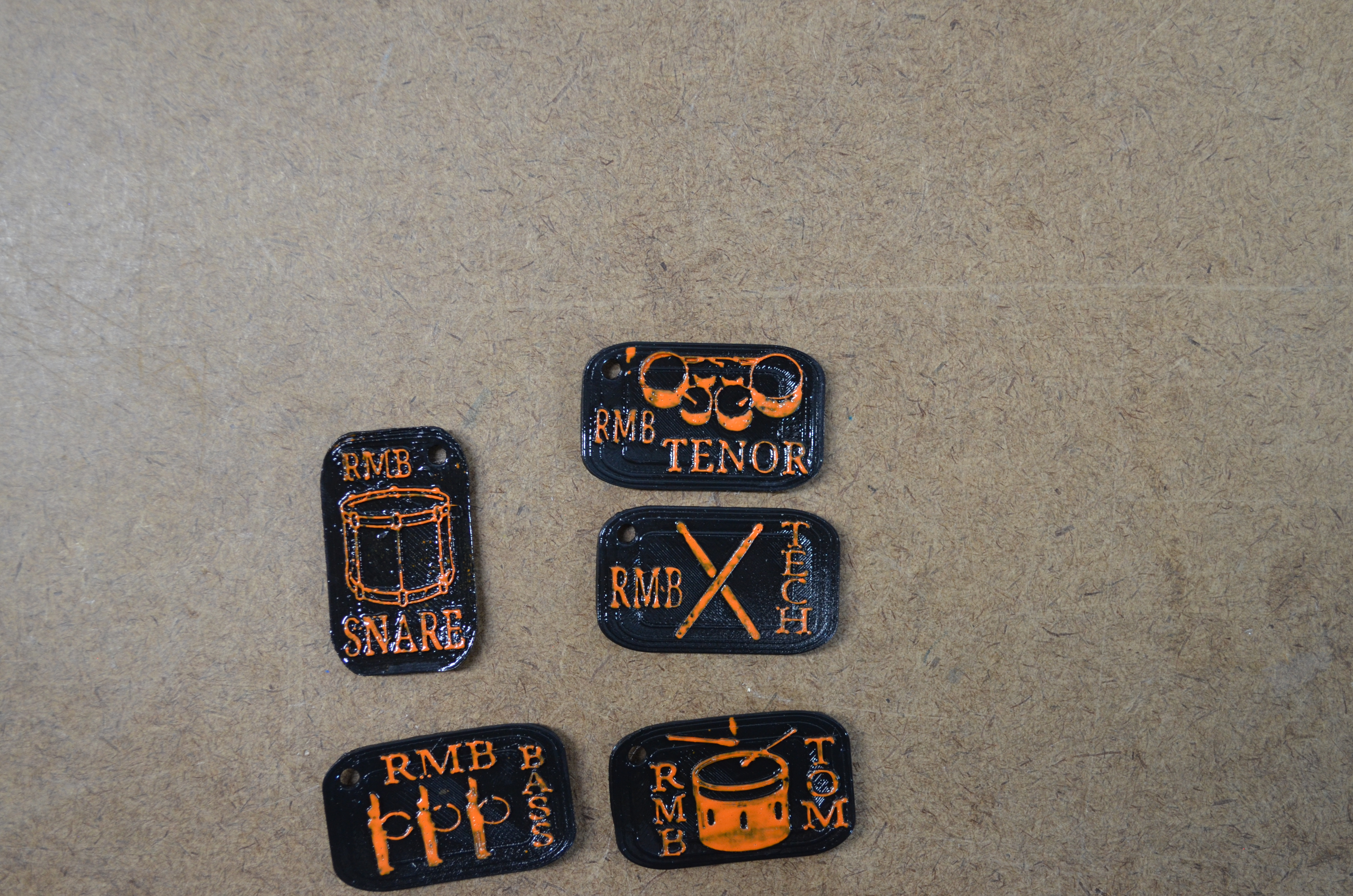 Miniatura 2 do modelo 3D Drum line Key chains
