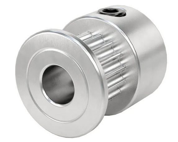 Gates Heavy Duty 20 tooth flanged pulley for 6mm belts
