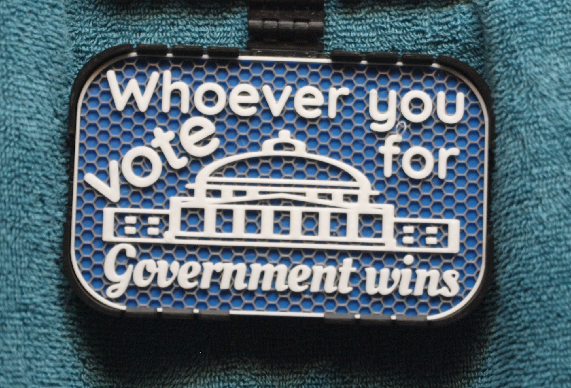 Government always Wins sign 3D model