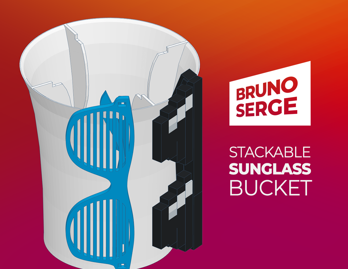 The Stackable Sunglass Bucket