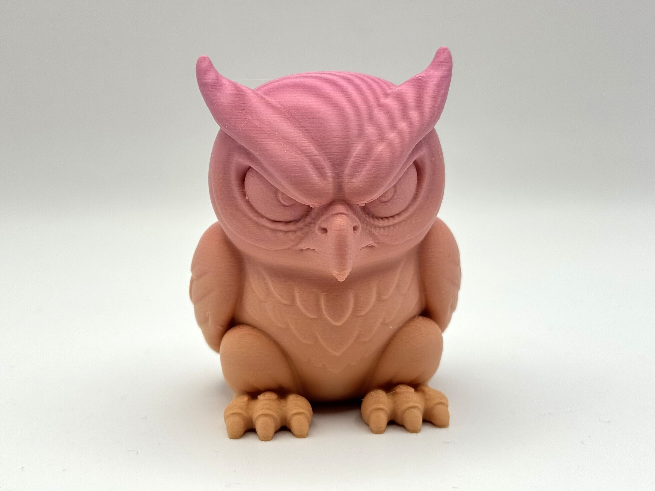 Grumpy Owl Figurine