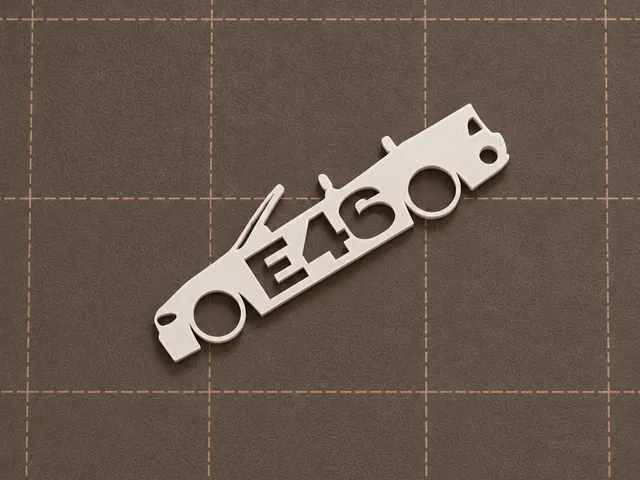 bmw e46 cabrio keychain