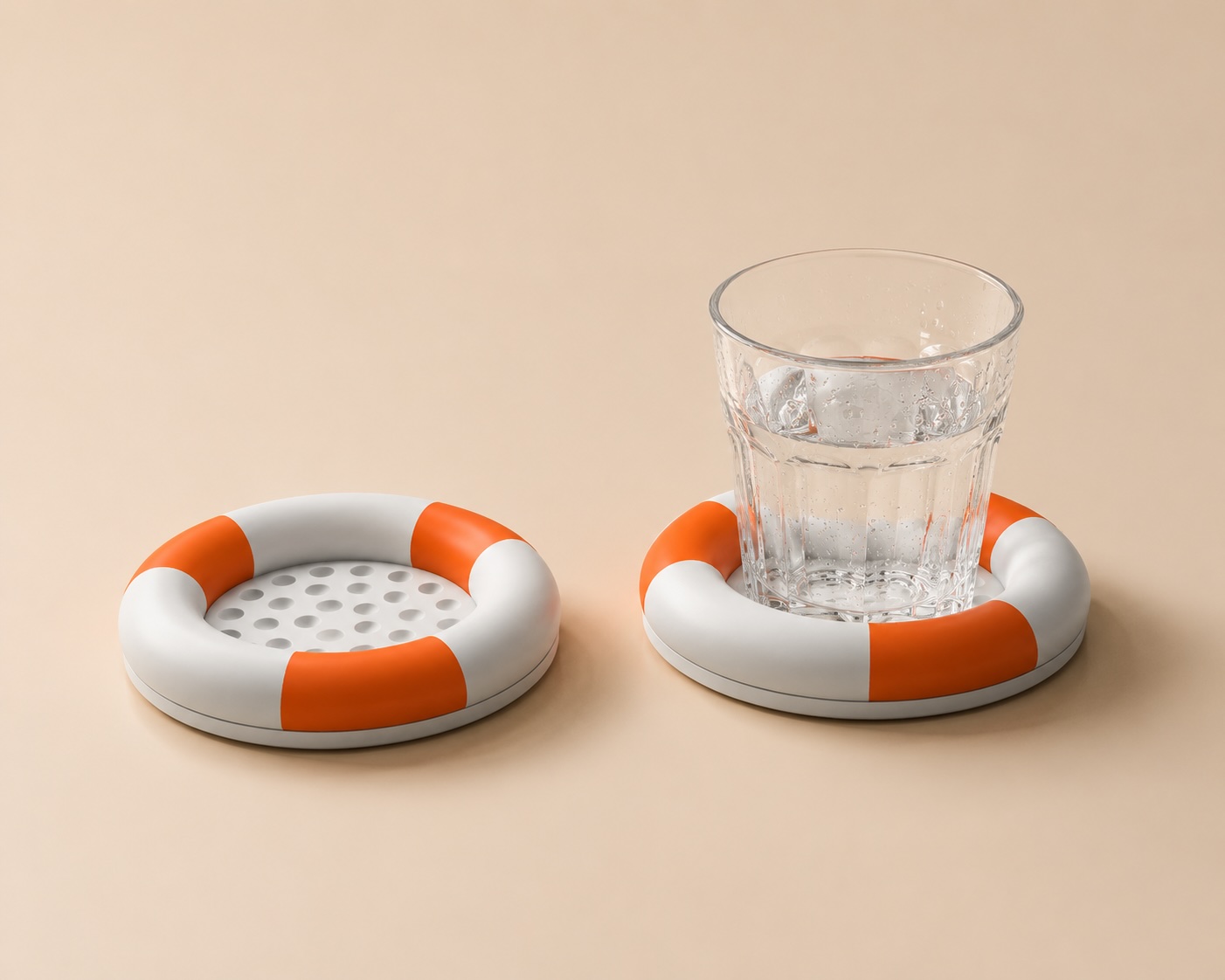 Lifebuoy Coaster – Cute Nautical 3D Printable Coaster