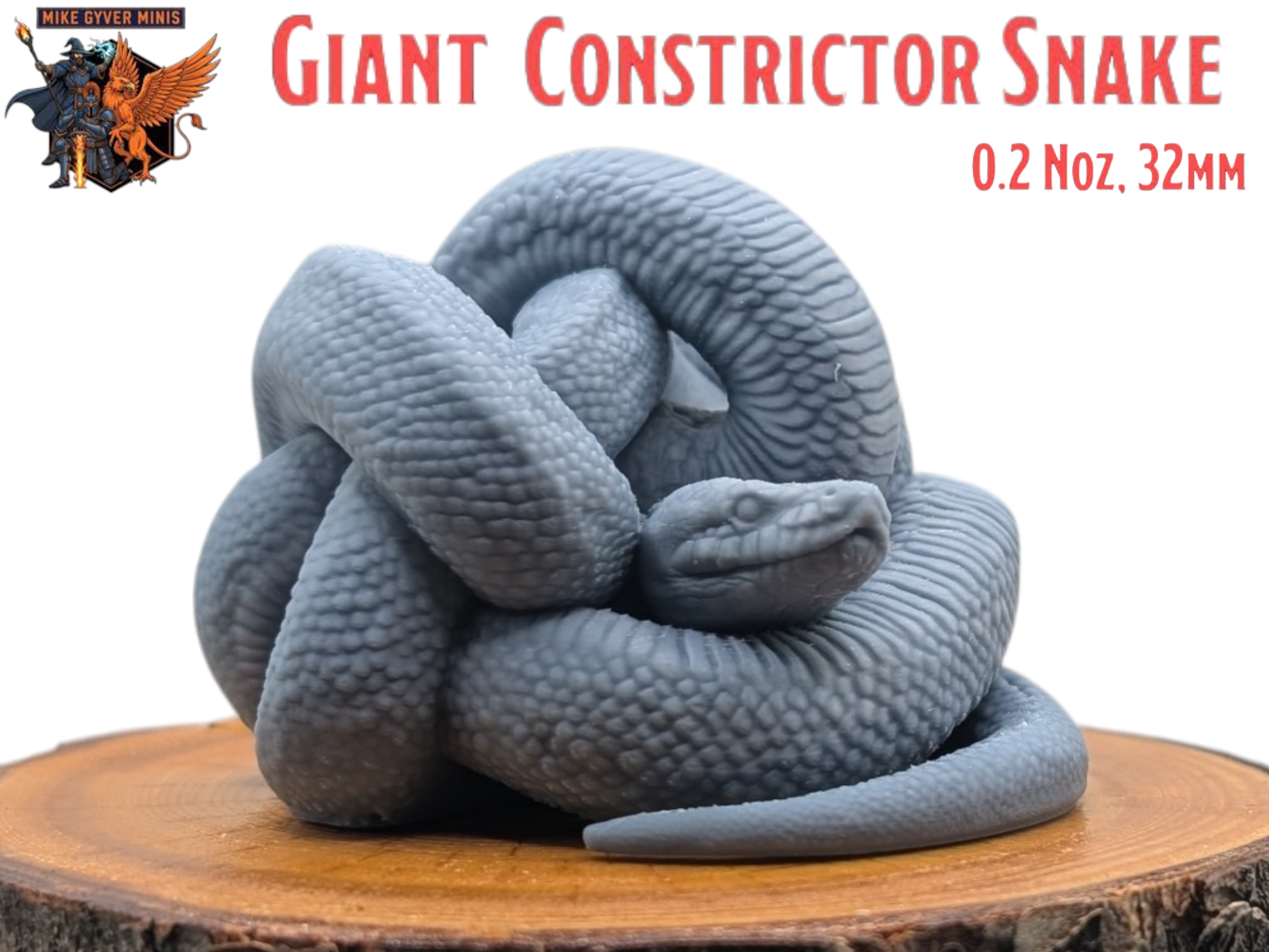 Giant Constrictor Snake - MGM Print-Ready Mini