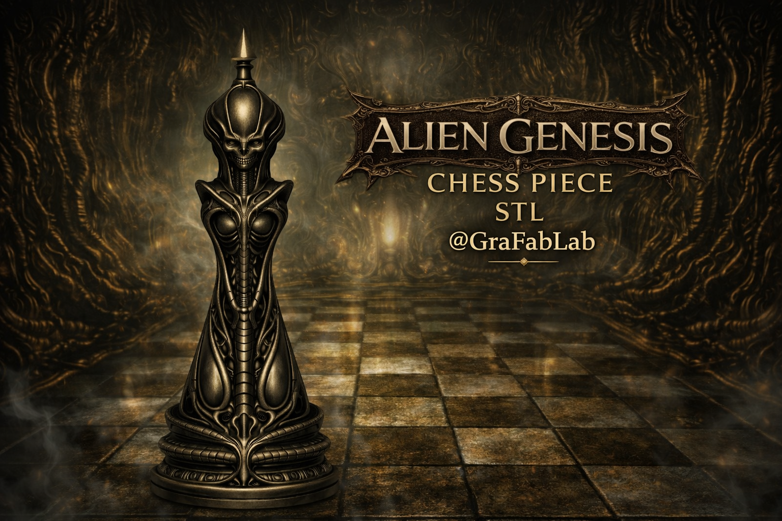 Alien Genesis "Bishop" - chess piece