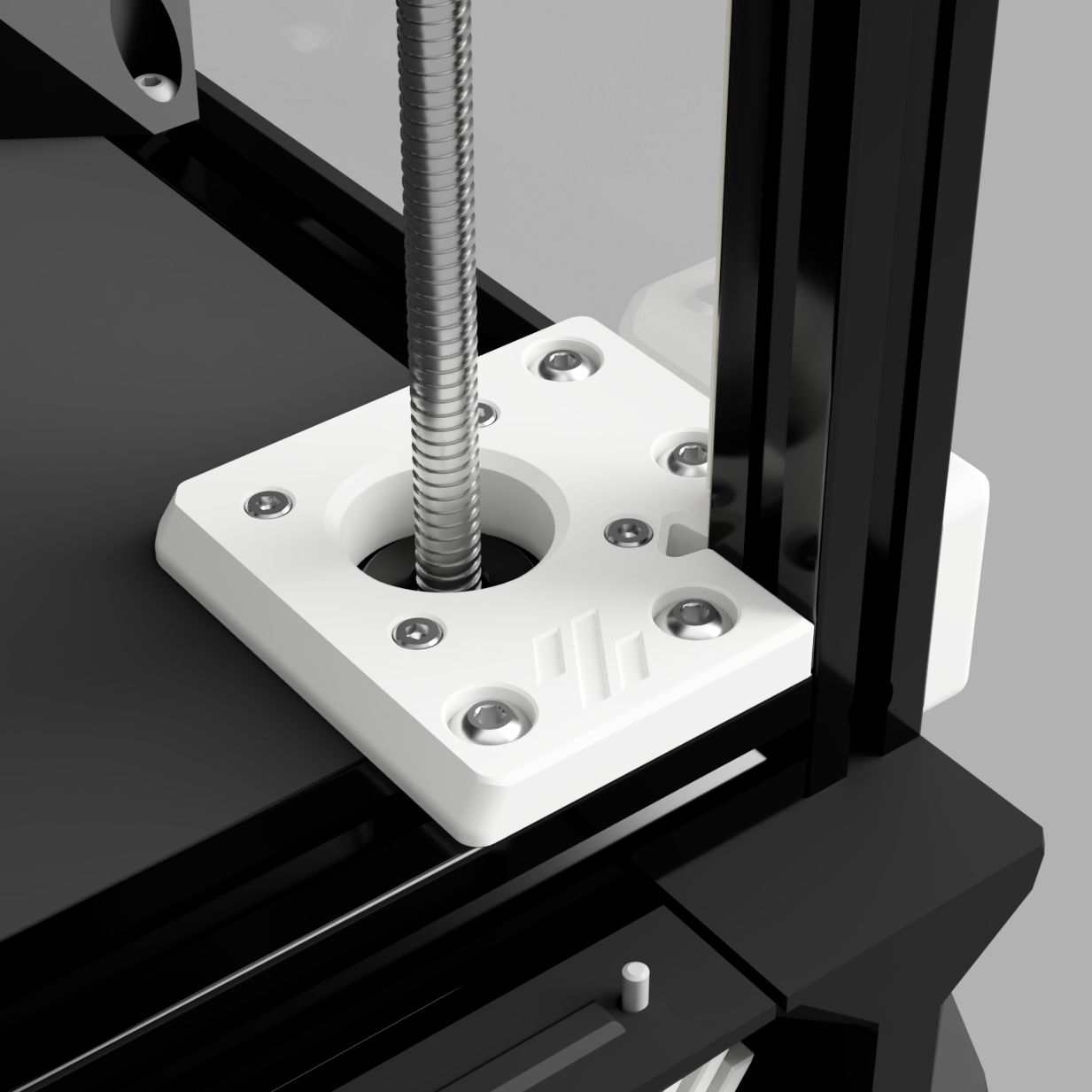 Z Stepper Covers for Voron Trident with Cable Passthrough (SIBOOR-inspired) 3D model