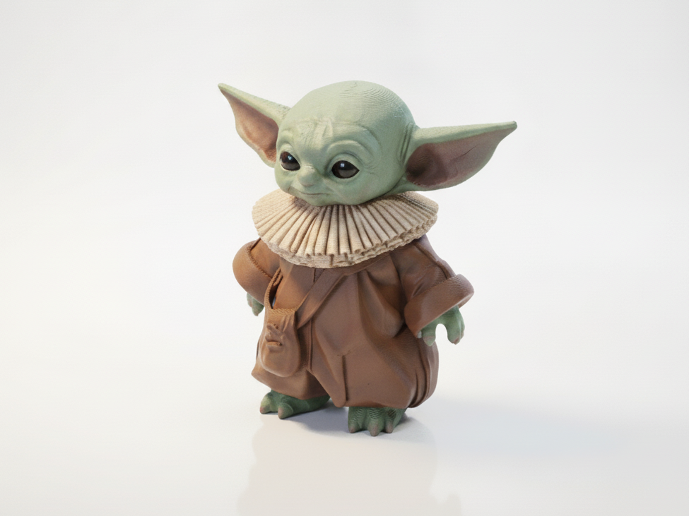 Grogu Clown Figurine Star Wars 3D Printable