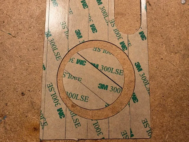Fold 8 back plate template
