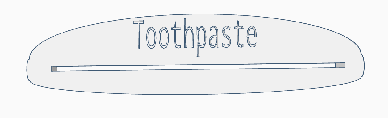 Miniatura 3 do modelo 3D Simple Toothpaste Tube Squeezer
