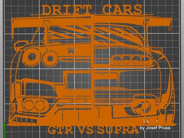 NISSAN GTR VS TOYOTA SUPRA / CAR WALL ART
