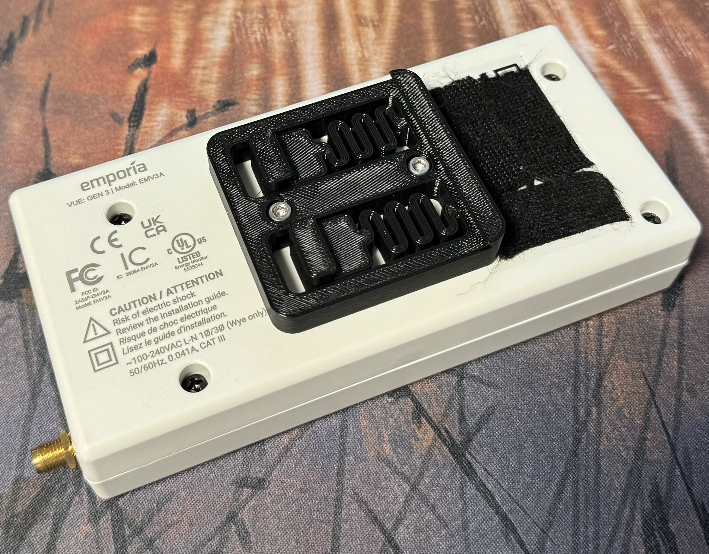 Emporia Vue 3 DIN rail clip