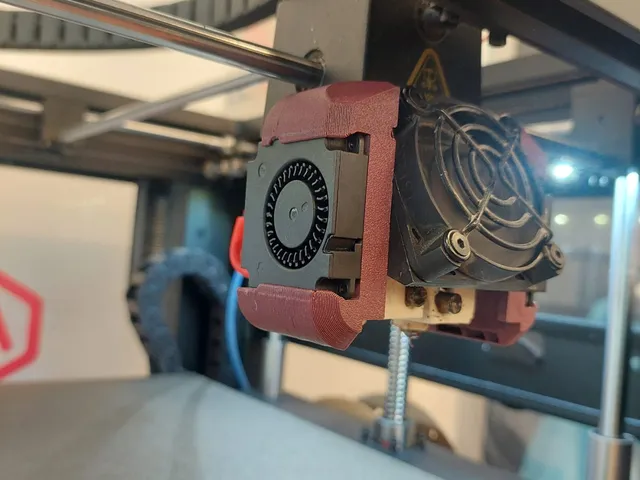 Dragon Burner Fan Duct V8 to Raise3D Pro2
