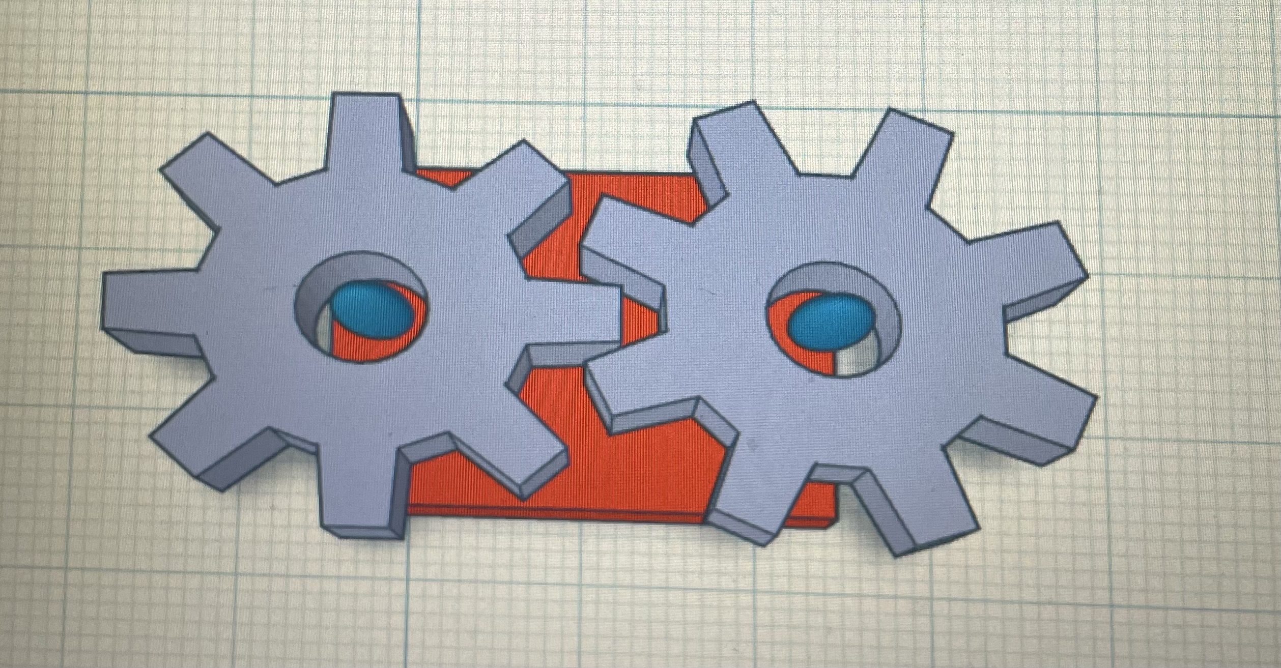 SimpleGearWheel_FidgetToy 3D model