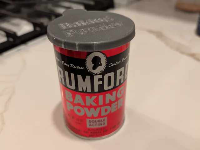 Vintage Baking Powder Lid