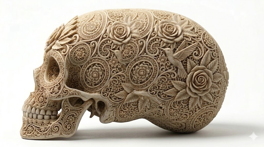STARCHILD CRYSTAL SKULL- Dia de los Muertos 3D model by LeadFoot