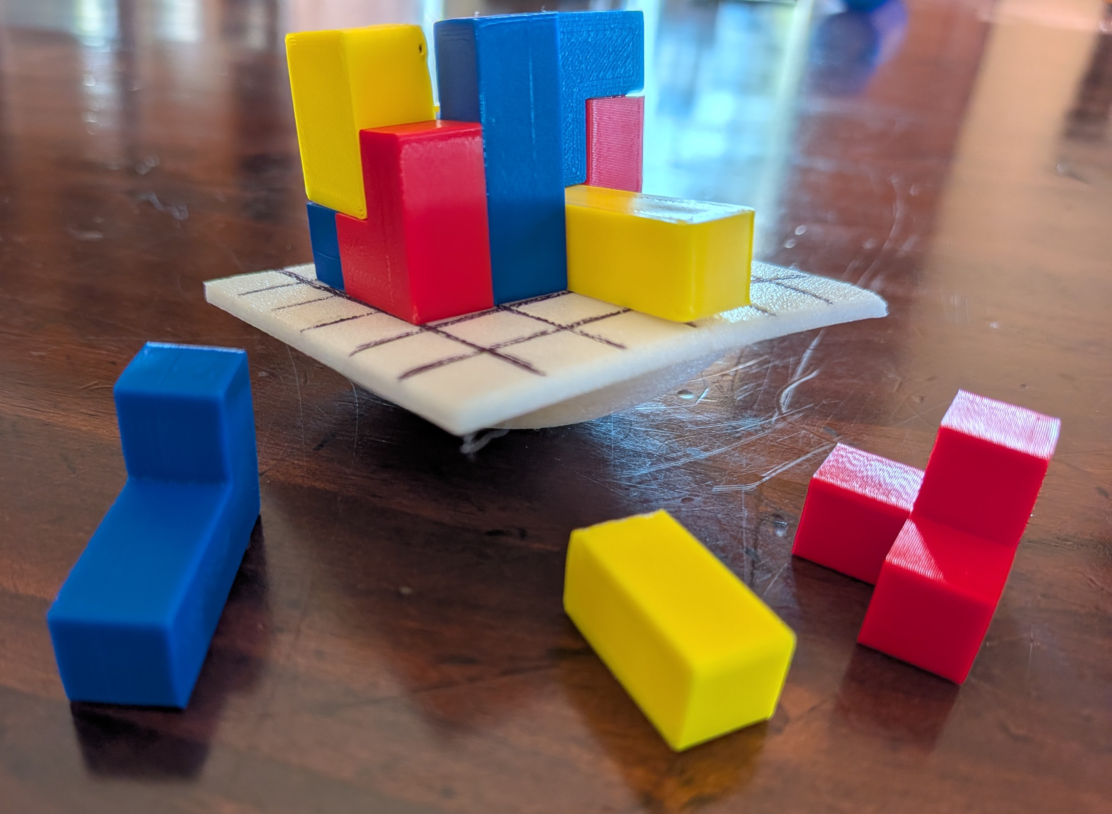 Improved 3D Balance Tetris