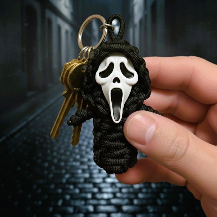 Ghostface - Paracord Keychain