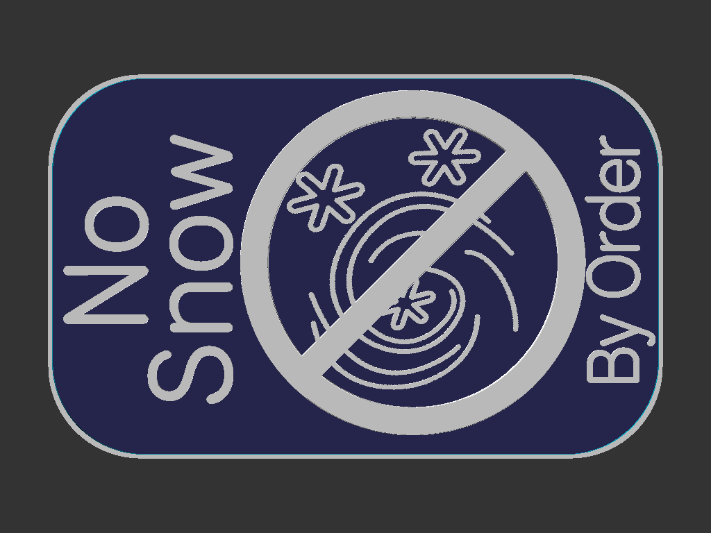 Miniatura 12 do modelo 3D "No Storms" signs