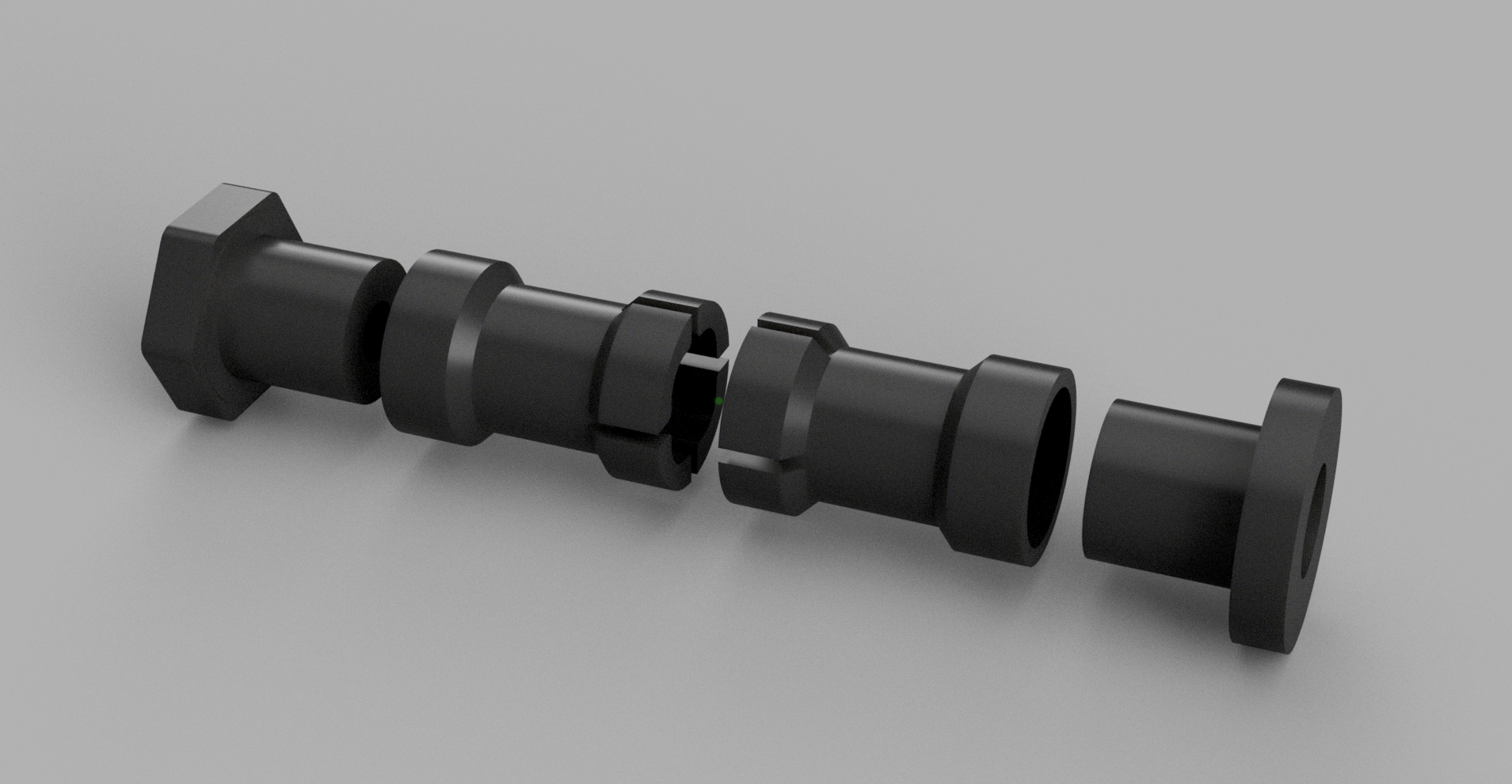 Vex Wheel Adapters for Mr. Baddeley's Printed Droid