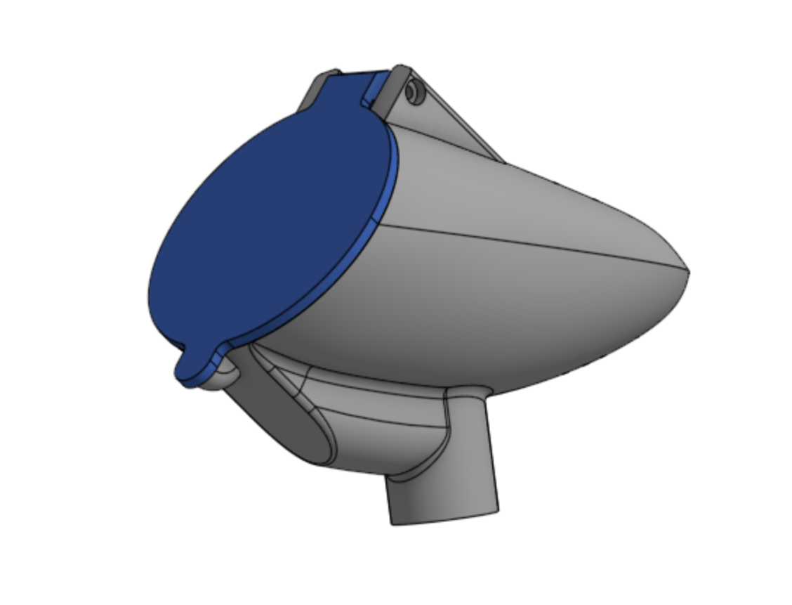 Paintball hopper