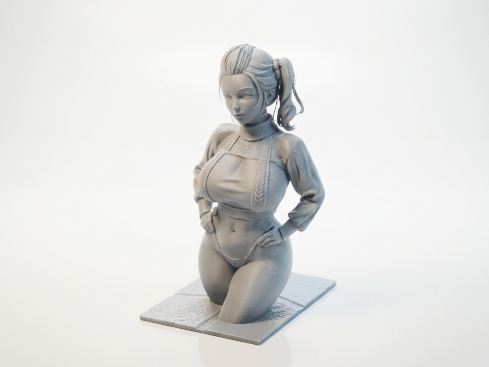 Busty Lady Bust Female Figure 3D Printable