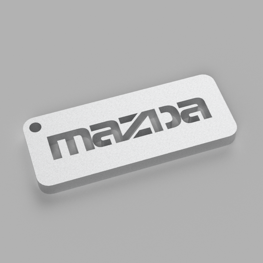 Miniatura 2 do modelo 3D Mazda Keychain