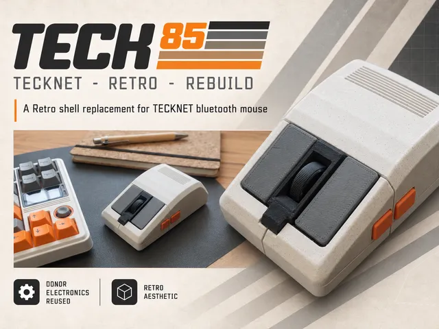 TECK 85 - Retro TeckNet Mouse Rehousing Project