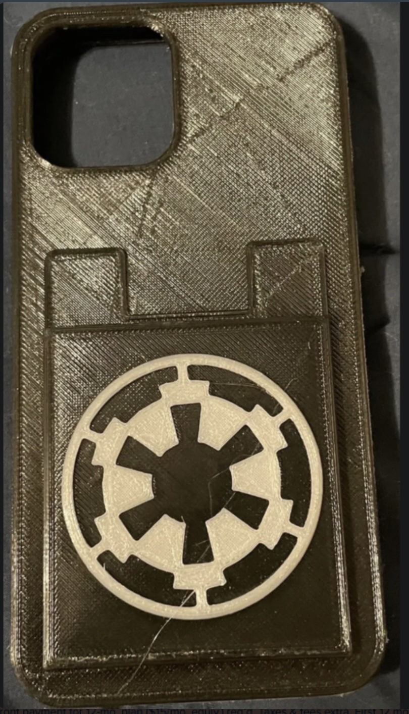 Star Wars Imperial Cog iPhone 16e Case with 3 Card Holder