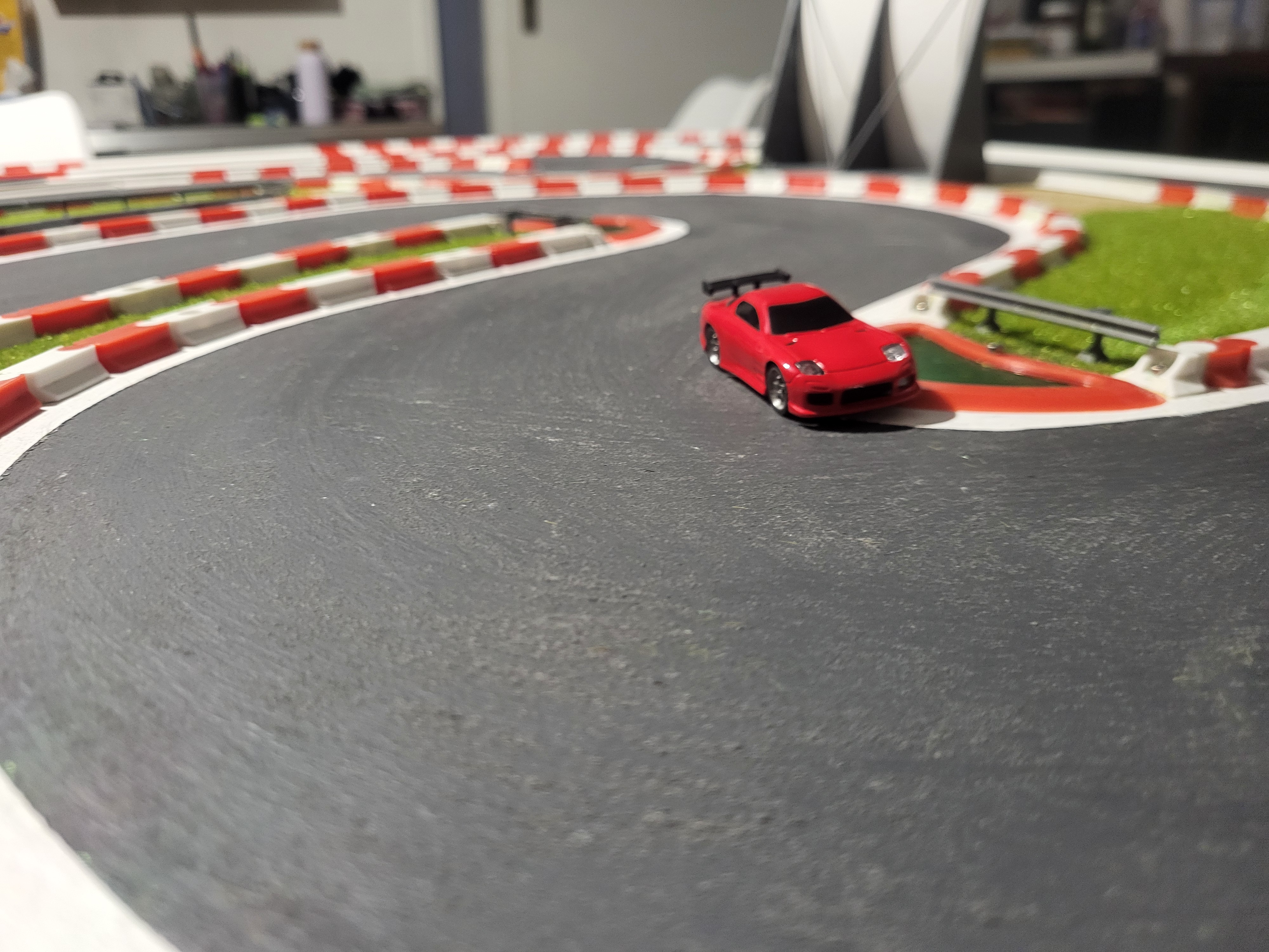 RC track barriers