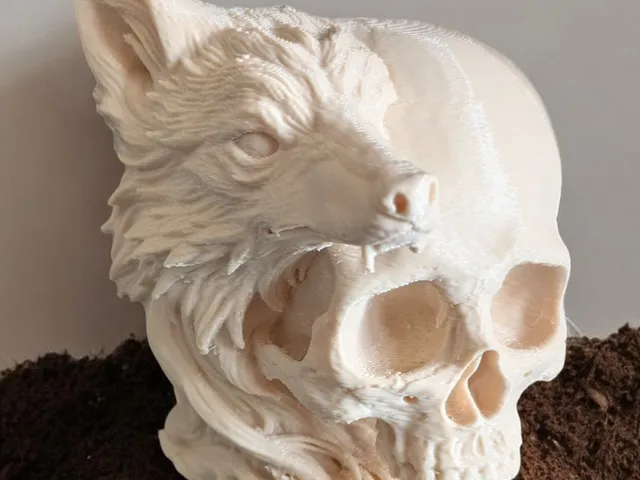 Wolf-Human-Skull