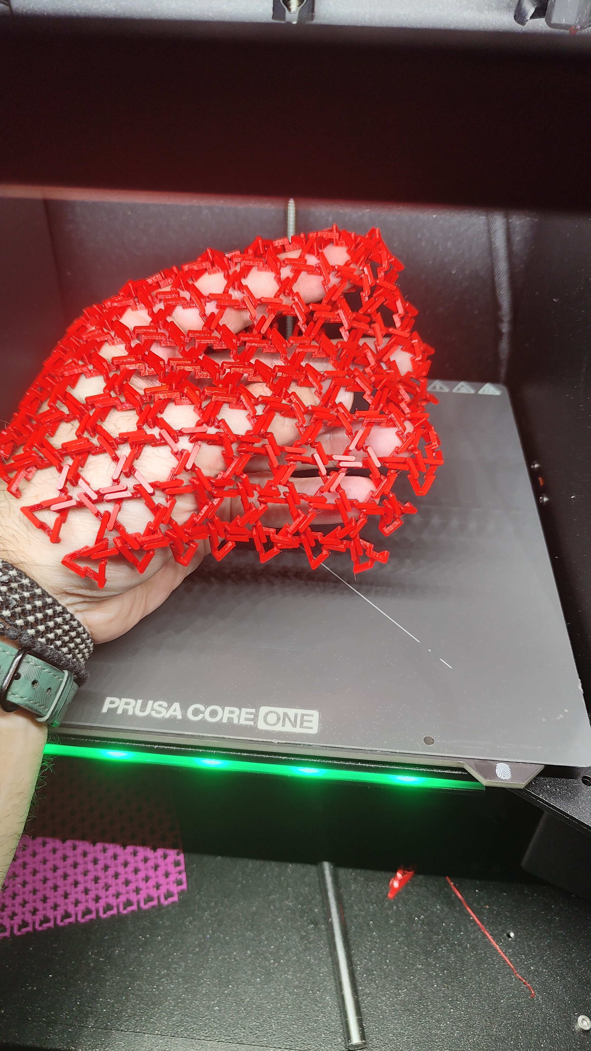 Chainmail triangle fabric