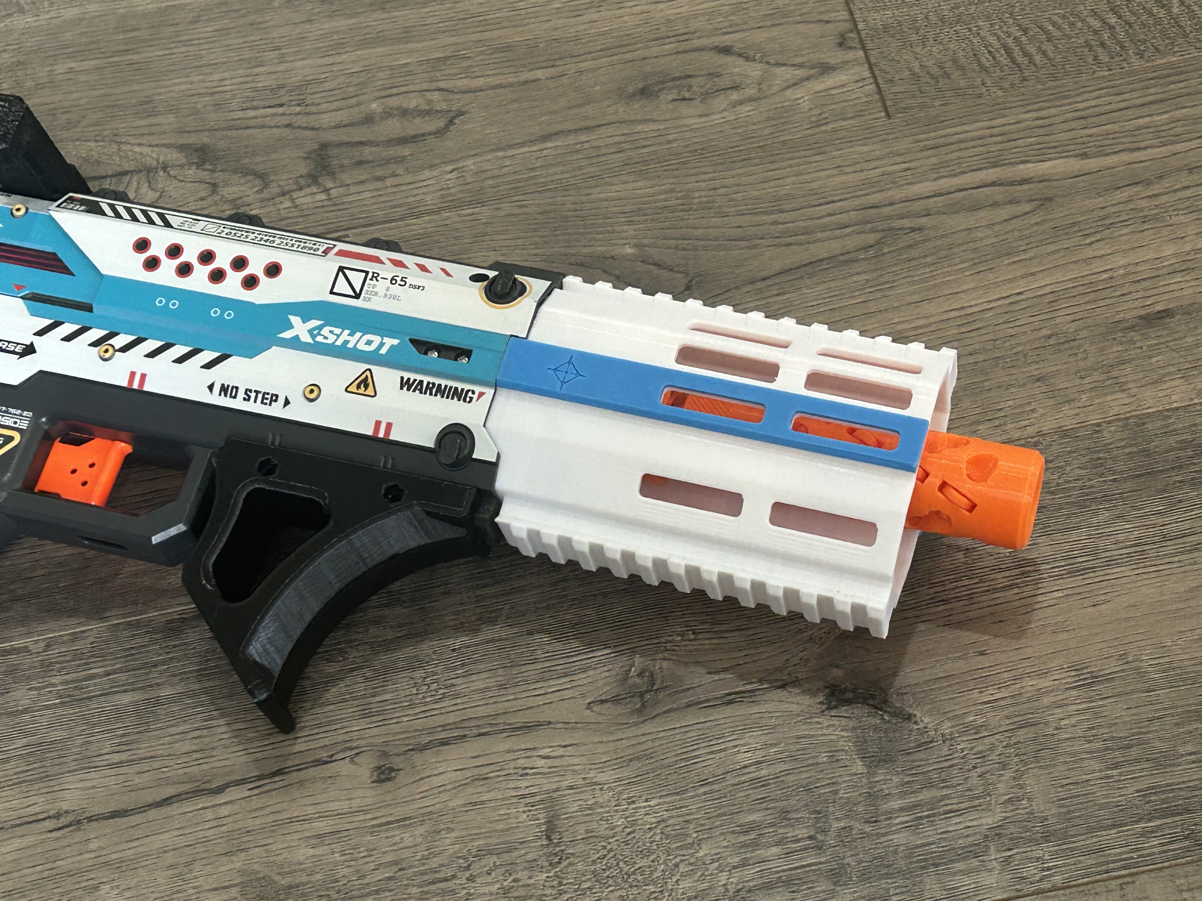 Accents for XShot Fury X handguard and collet