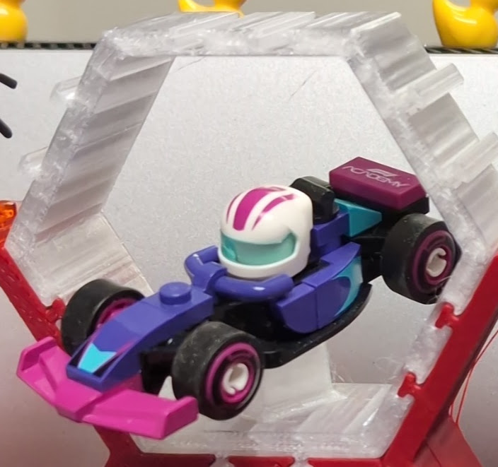 Hexagon Mini F1 Lego display