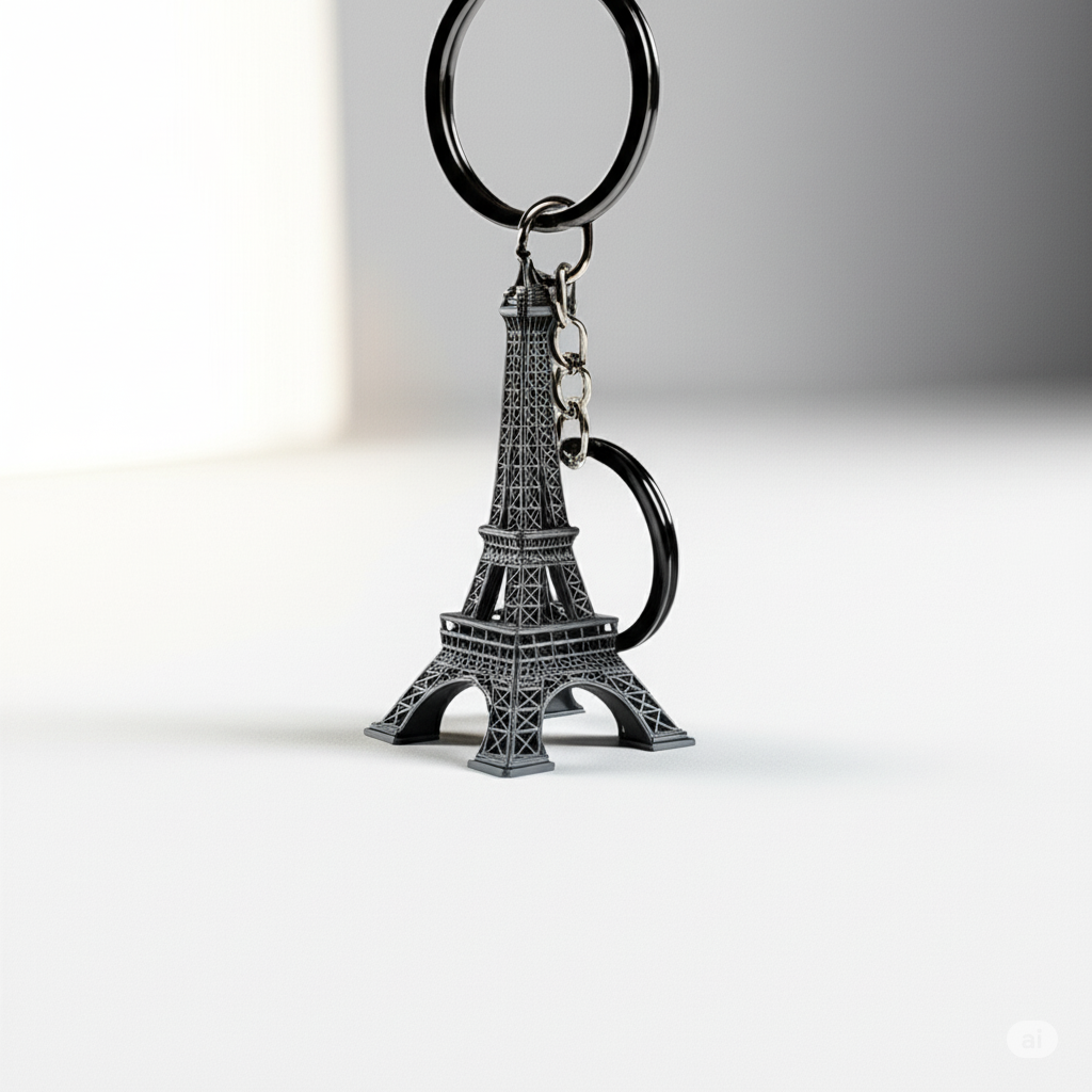 Eiffel tower keychain