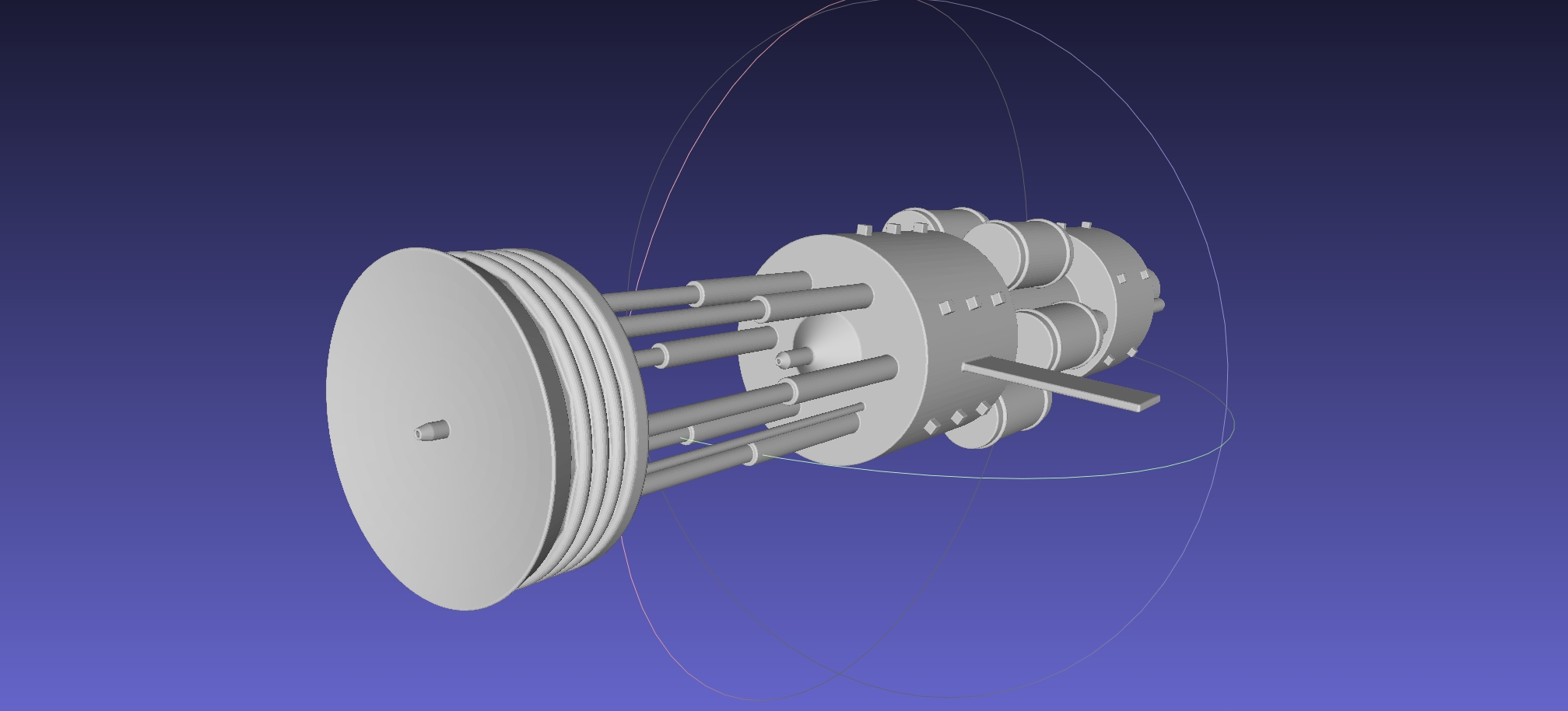 Orion Nuke Driven Hypothetical Spaceship Concept