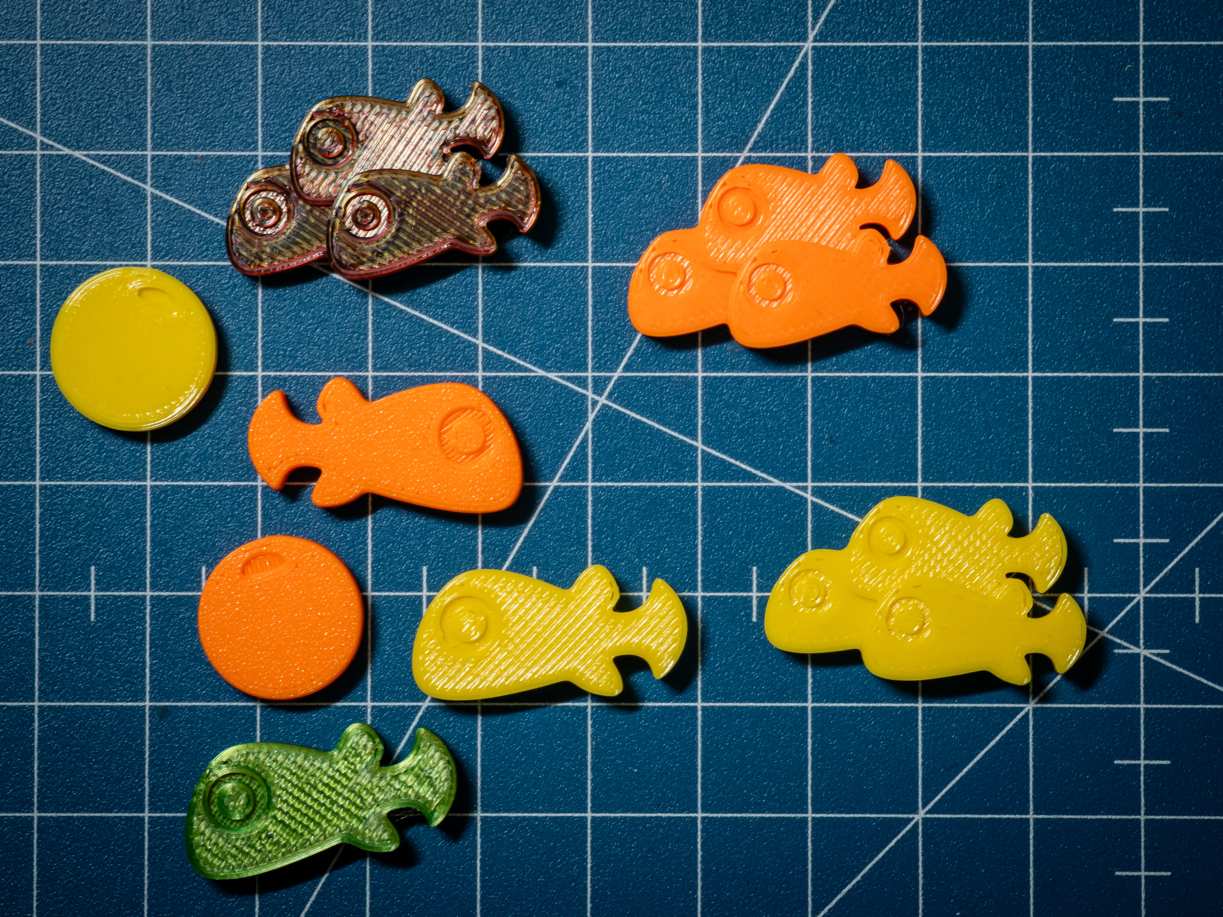 Finspan Premium Pieces - Fish / Fishes / Eggs - One Colour
