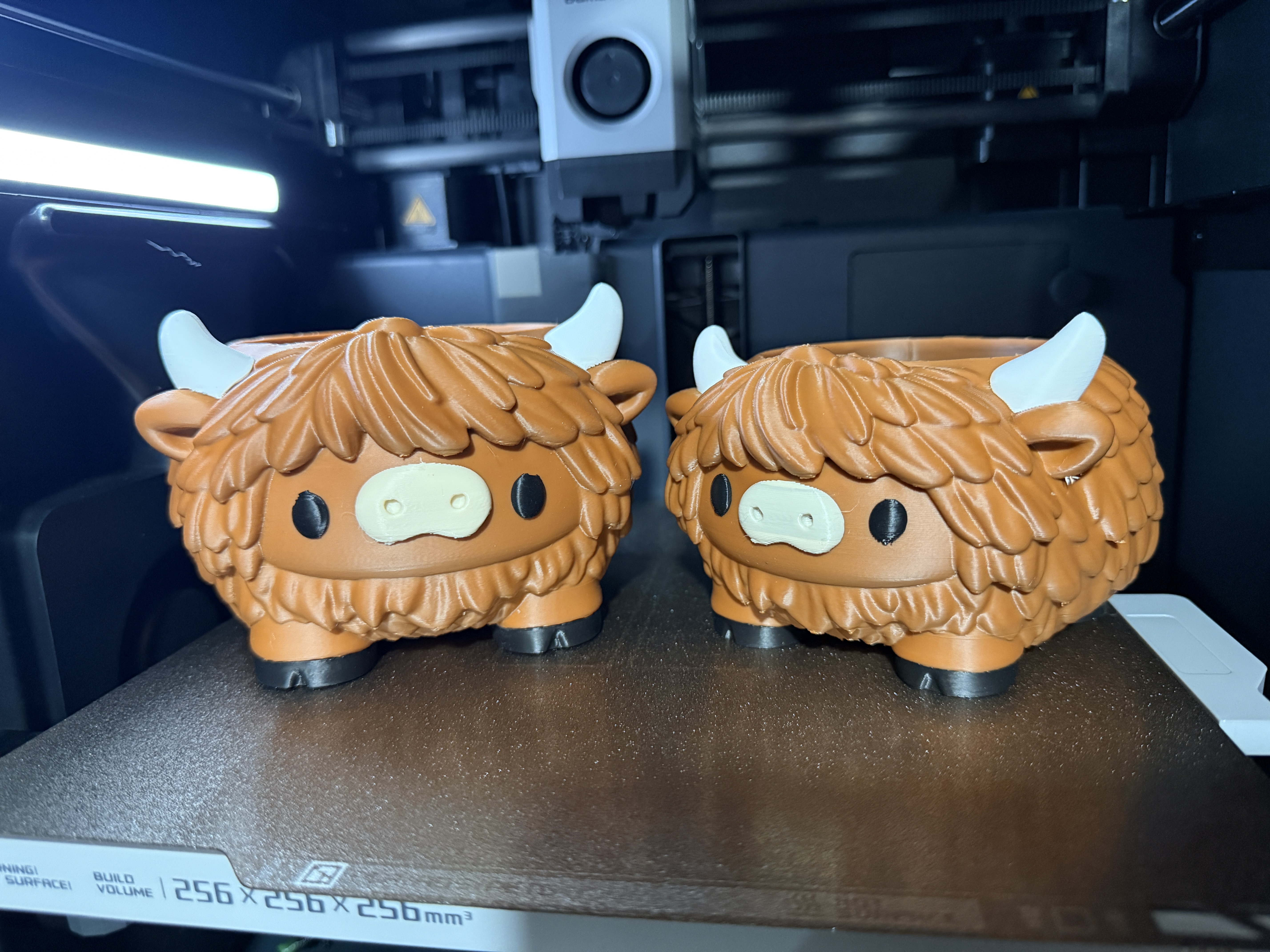 Cute Highland Cow Planter & Candy Bowl (Multi-Part)