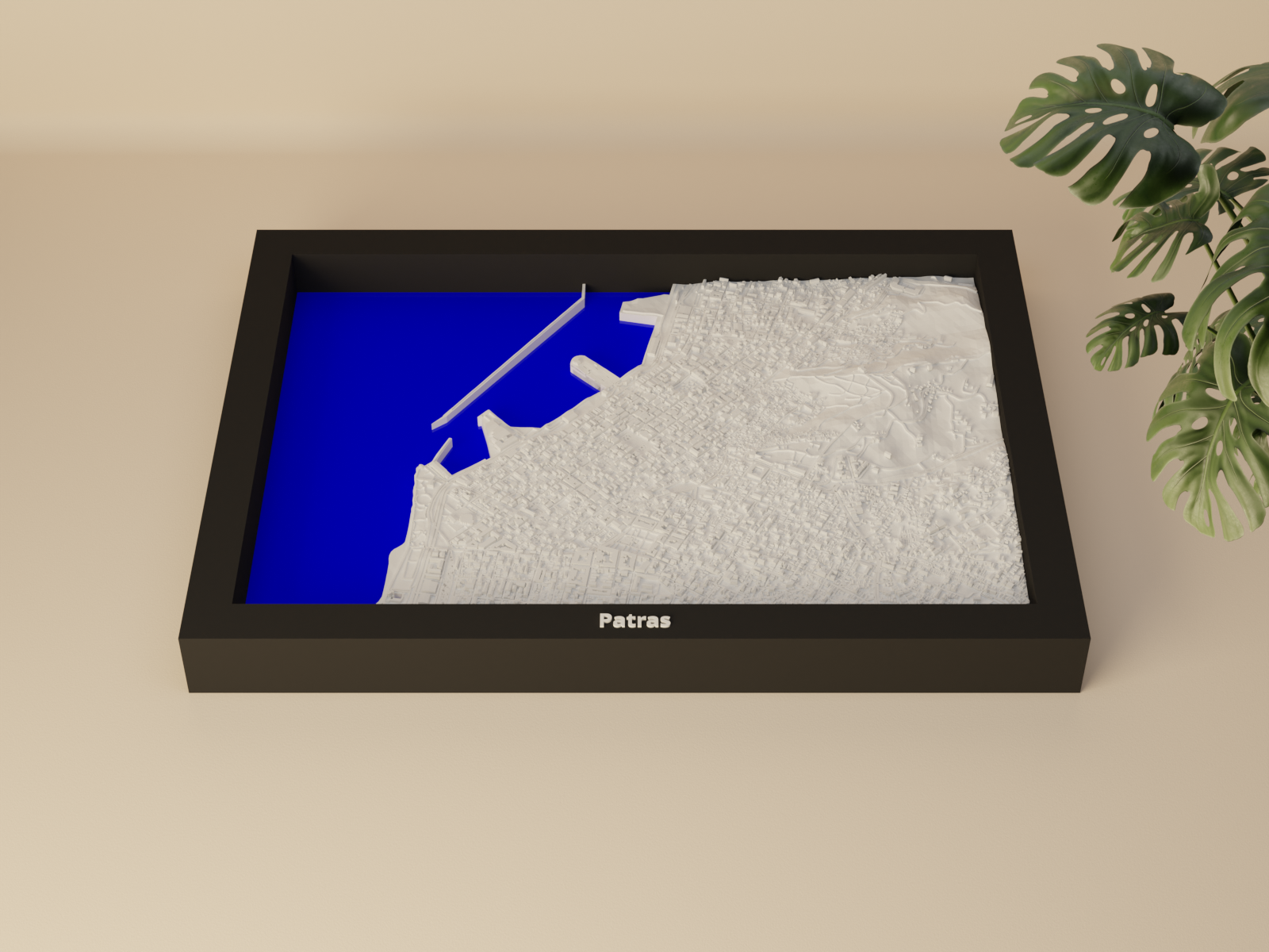 Patras, Greece - 3D Miniature