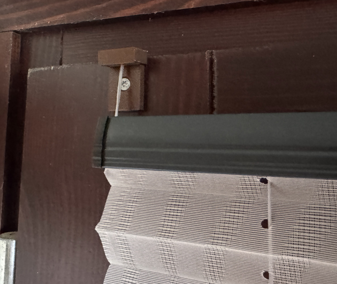 Mounting materials for non-invasive pleated blinds