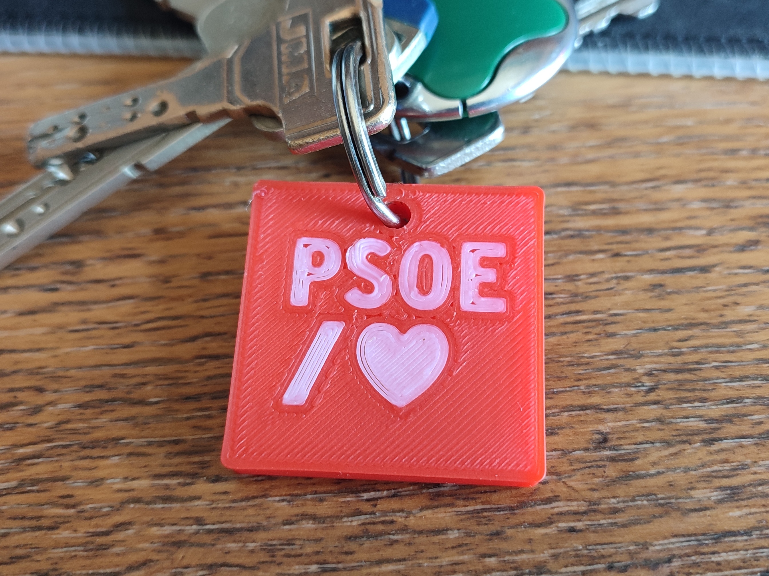 Llavero PSOE