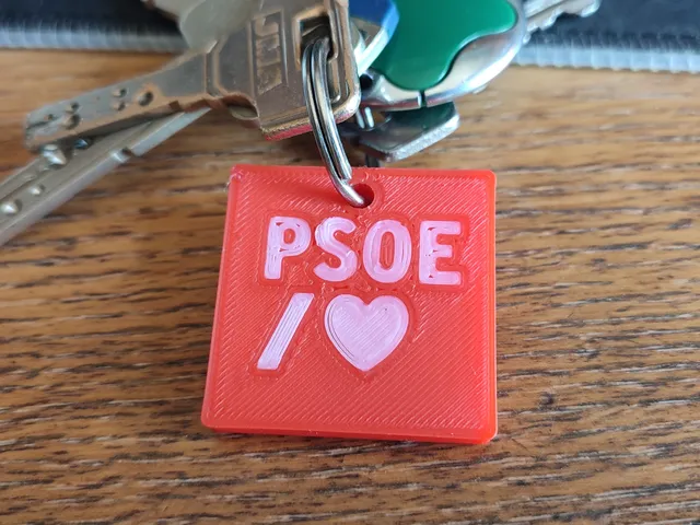 Llavero PSOE