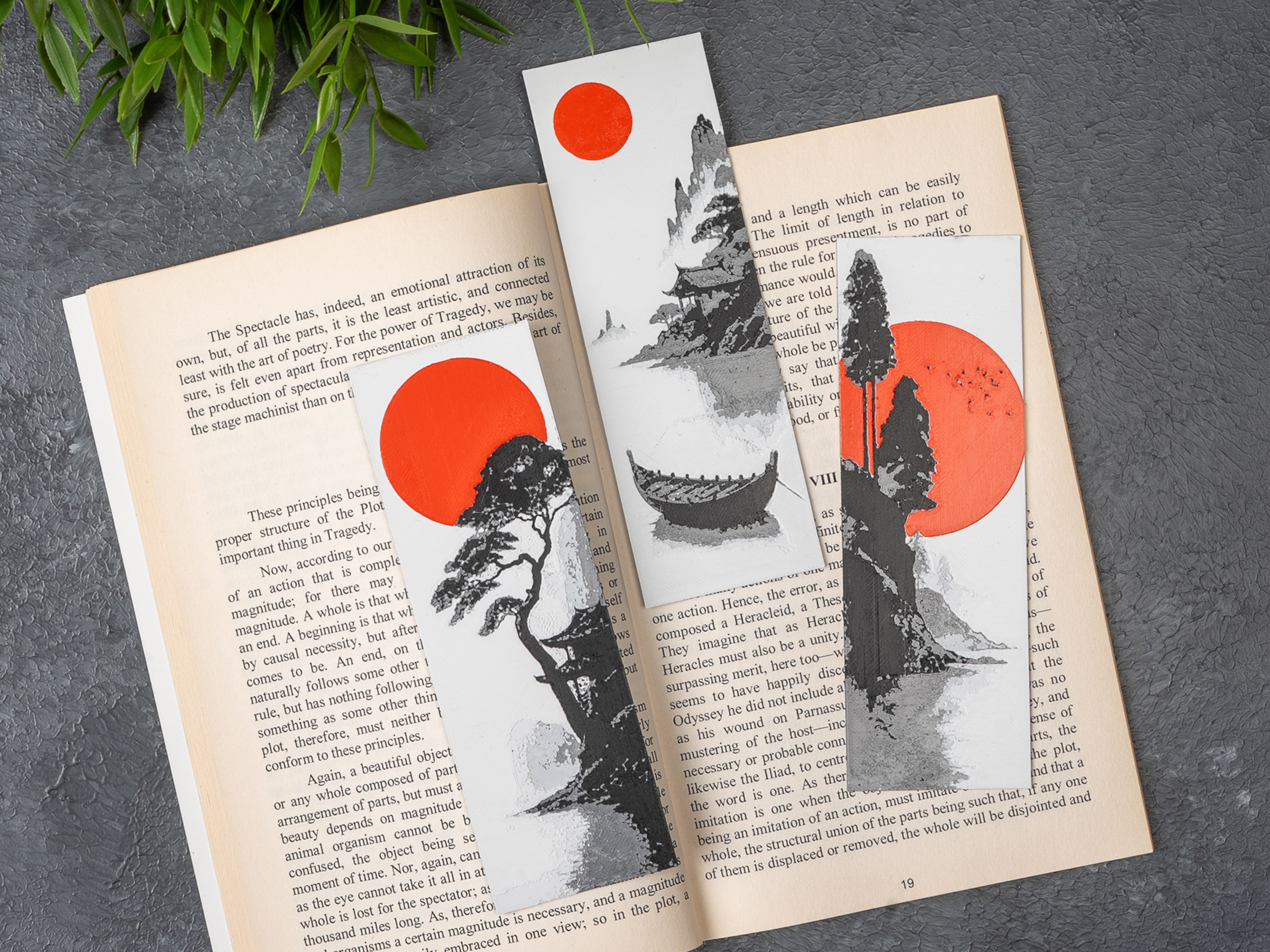 Red Moon Bookmarks
