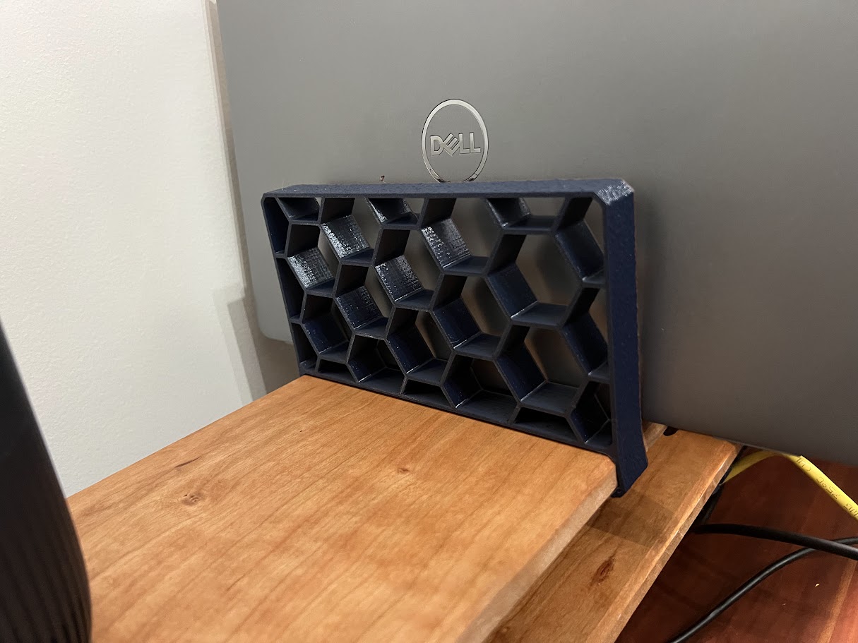 Clip-On Honeycomb Book & Laptop Rack (Monitor Stand Companion)